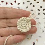 Mini Amigurumi Footprint Keychain Free Crochet Pattern 3