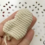 Mini Amigurumi Footprint Keychain Free Crochet Pattern 9
