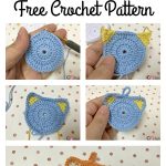 Cute Crocheted Colorful Cat Garland Free Pattern
