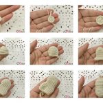 Mini Amigurumi Footprint Keychain Free Crochet Pattern