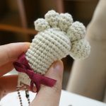 Mini Amigurumi Footprint Keychain Free Crochet Pattern