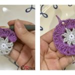 Crochet Hearts Doily Flower Coasters Free Pattern