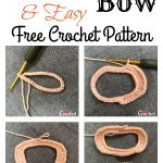 Simple and Easy Bow Free Crochet Pattern