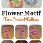 Flower Motif Free Crochet Pattern