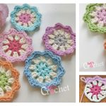 Flower Motif Free Crochet Pattern