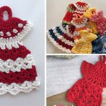 Dress Potholder Angel Free Crochet Pattern