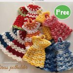 Dress Potholder Angel Free Crochet Pattern