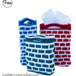 Chimney Gift Bag Free Crochet Pattern