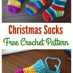 Christmas Socks Free Crochet Pattern