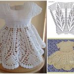 Beautiful Lotus Baby Dress Free Crochet Pattern