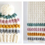 Berry Stitch Baby Hat & Blanket Free Crochet Pattern