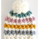 Berry Stitch Baby Hat Free Crochet Pattern