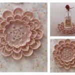 Pretty Flower Doily Free Crochet Diagram