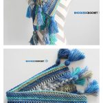 Waves Hairpin Lace Scarf Free Crochet Pattern