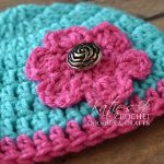 Easy Flower Baby Hat Free Crochet Pattern