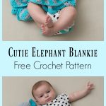 Cutie Elephant Blankie Free Crochet Pattern