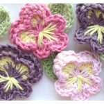 Easy Crochet Pansy Free Pattern