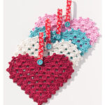 Granny Hearts Crochet Free Pattern