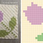 2 Tulip Coaster Free Crochet Pattern