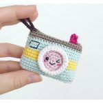 Camera Keychain Free Crochet Pattern