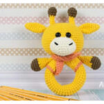 Giraffe Baby Rattle Crochet Free Pattern