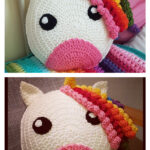 Unicorn Cushion Crochet Pattern
