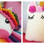 Unicorn Pillow Friend Crochet Pattern