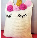 Unicorn Pillow Friend Free Crochet Pattern