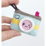 Kawaii Camera Keychain Free Crochet Pattern