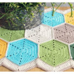 Hexagon Table Runner Crochet Free Pattern