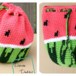 Crochet Watermelon Bag Free Pattern