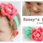 Rosey’s Headband Crochet Free Pattern