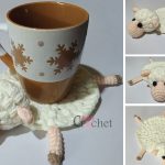 Crochet Amelia The Sheep Coaster Free Pattern