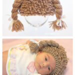 Crochet Cabbage Patch Doll Inspired Hat Free Pattern