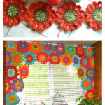 Flower Power Valance Free Crochet Pattern