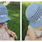 Kid Toddler Sun Hat Crochet Free Pattern