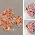 Crochet Fish Coaster Free Diagram