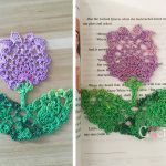 Crochet Flower Bookmark Free Diagram