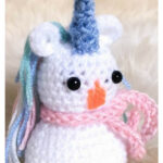 Snowicorn Free Crochet Pattern