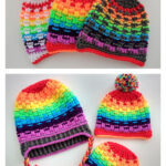 Rainbow Hat Crochet Pattern