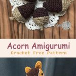 Acorn Amigurumi Crochet Free Diagram