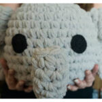 Elephant Pillow Crochet Free Pattern