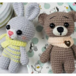 Tiny Bunny and Bear Amigurumi Free Crochet Pattern