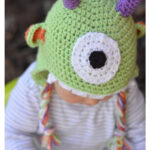 Littlest Monster Baby Hat Crochet Free Pattern