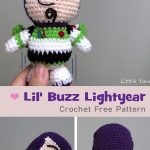 Lil’ Buzz Lightyear Toy Crochet Free Pattern