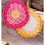 Flower Power Potholder Free Crochet Pattern