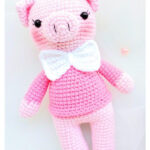 Gentleman Pig Amigurumi Free Crochet Pattern