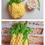Pineapple Jewelry Bag Free Crochet Pattern
