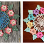 Rose Doily Flower Free Crochet Pattern