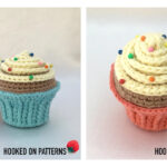 Cupcake Pin Cushion Free Crochet Pattern
